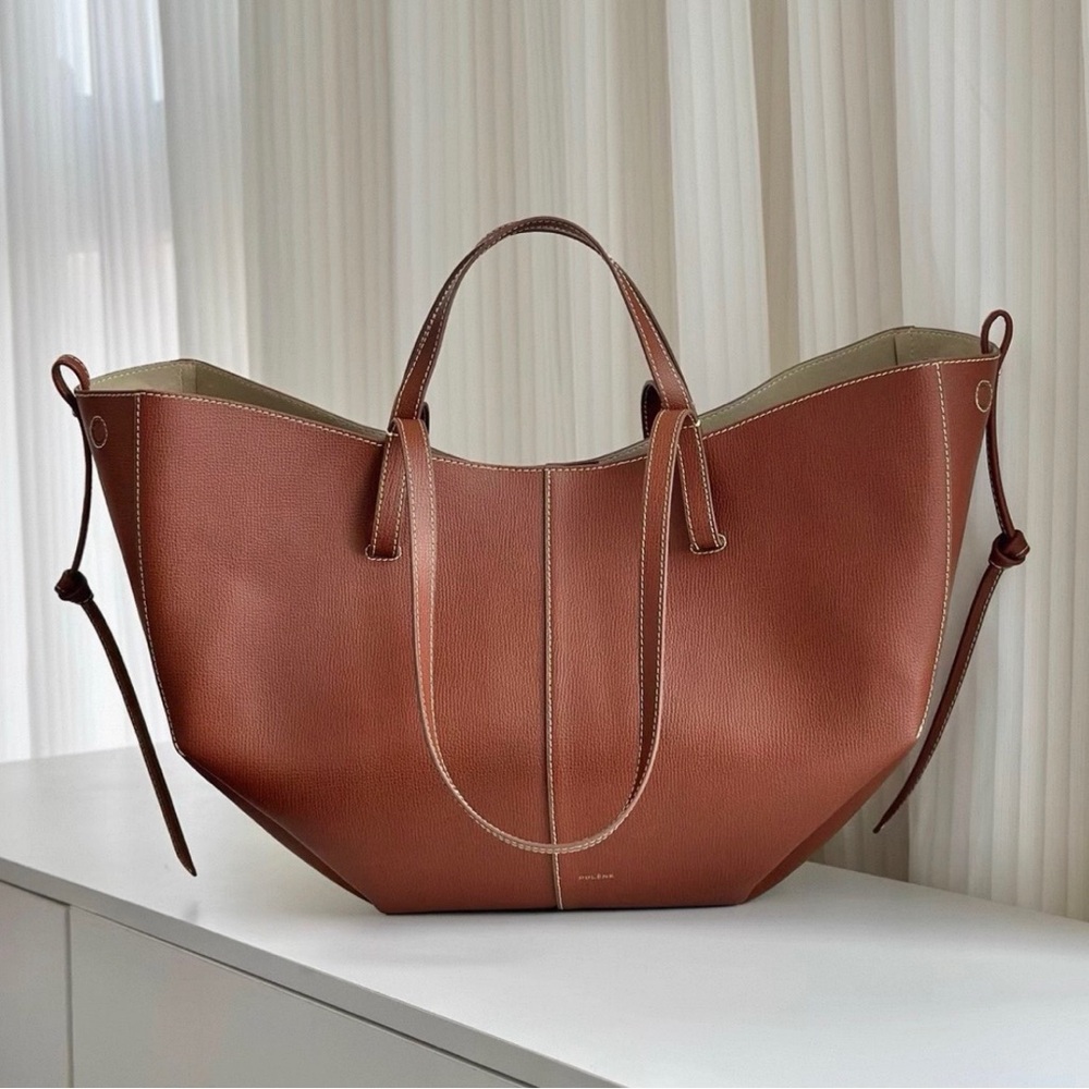 Polene Brown Leather Tote